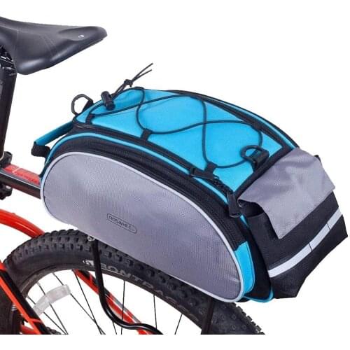 Roswheel Mountain Road Bike Bicycle Cycling Rear Seat Rack Trunk Bag Pack Pannier Carrier Shoulder Bag Handbag 13L
