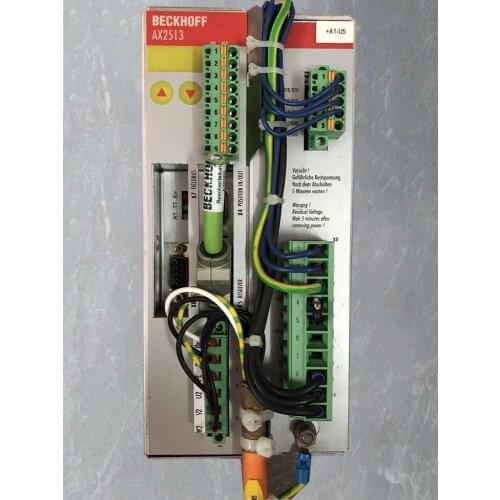BECKHOFF SERVO DRIVER AX2513-B750 SPOT STOCK S443M-SE-520 USED GOOD IN CONDITION