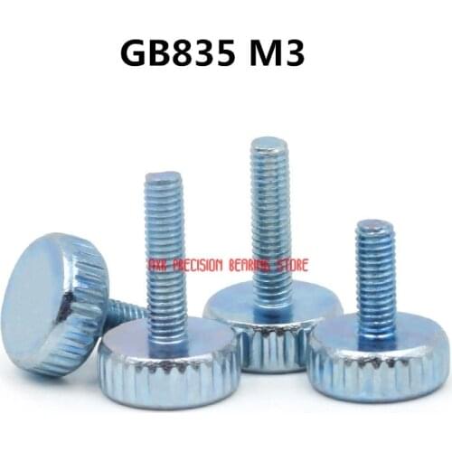 2019 Sale 10pcs Din653 Gb835 M3*(5/6/8/10/12/16/20/25/30)mm Knurling Flat Head Knurled Thumb Screw Hand Tighten Computer Screws