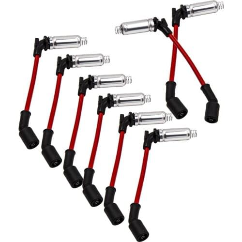 8x 10.2mm Spark Plug Ignition Wires For Chevrolet for GMC V8 2000-2009 48322R