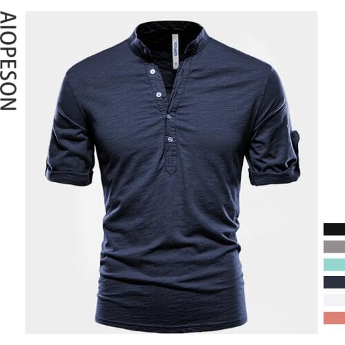 AIOPESON Men's Long Sleeve T-Shirts