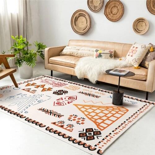 Bohemian Geometric Carpets For Living Room Sofa Coffee Table Area Rugs Home Decor Bedroom Study Floor Mat Kids Play Game Tapete