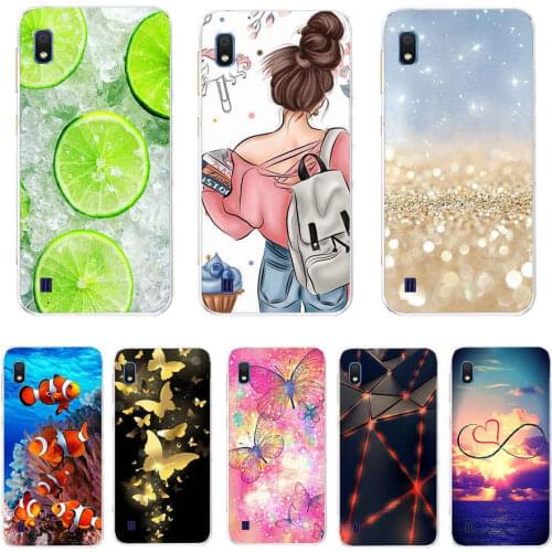 Case For Samsung Galaxy A10 Phone Case Silicone Soft TPU Cover For Samsung A10 A10s Cute Flower Bumper