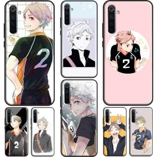 Haikyuu Sugawara Koushi Case For Realme 8 Pro Q3 6 7 C3 C11 C15 C21 GT Neo Cover For OnePlus 9 Pro 8 8T 9R Nord