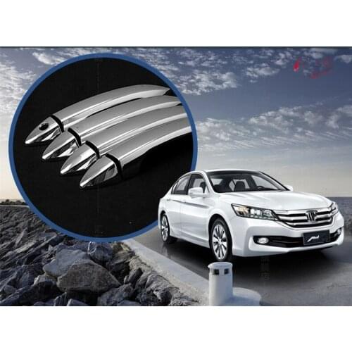 For Honda Accord 2014 2015 ABS chrome door handle covers auto accessories 8 pcs