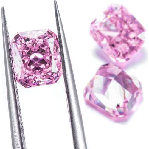 Wholesale Radiant Cut Loose Gemstone For Jewelry Simulant Fancy Diamond Piedras Preciosas Sueltas