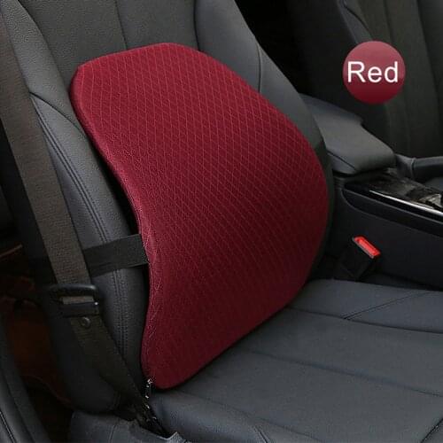 Memory Foam Breathable Healthcare Relieve Pain Lumbar Cushion Back Waist Support Travel Pillow Car Seat Home Office Pillows