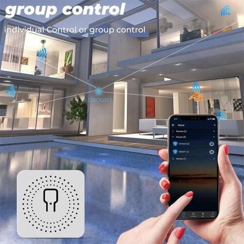 Mini Wifi Circuit Breaker Smart Switch Timer Wireless Switches Smart Home Automation Compatible with Tuya Alexa Google Home Hot