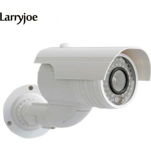 Larryjoe Dummy Mock Bogus Emulation Emulate Phantom Simulation Camera Indoor/Outdoor Housing with Light Fake Cameras