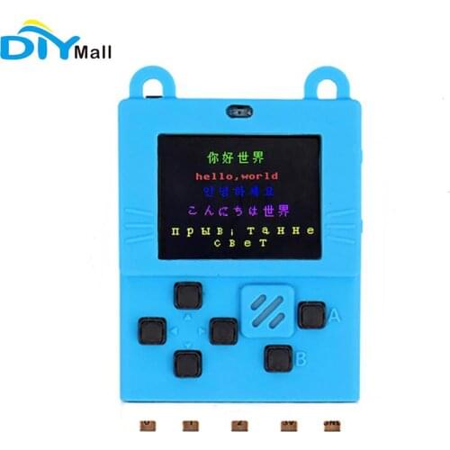 Meowbit development board Retro Game Computer Blue or Orange Compatible with micro:bit Graphical Scratch3 Programming Python