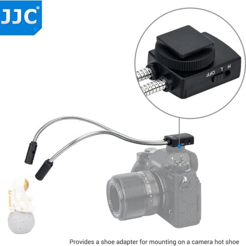 JJC Camera light Flexible Macro LED Lamps Flash Light Speedlight for Canon 60D 5D Mark II 5D Mark III 760D 750D Sony Nikon DSLR