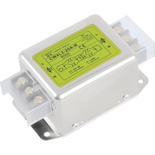 115V 230V Terminal Block Bipolar Strong Anti-interference EMI Purification CW4L2-10A/20A/30A-R Power Supply Filter