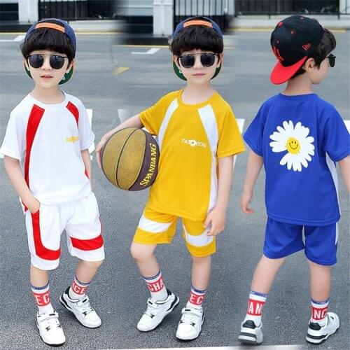 Boys Clothing Set Baby Boy Clothes Korean New Summer Kids Clothing Sets T-Shirt +Pants 2Pcs Boys Suit