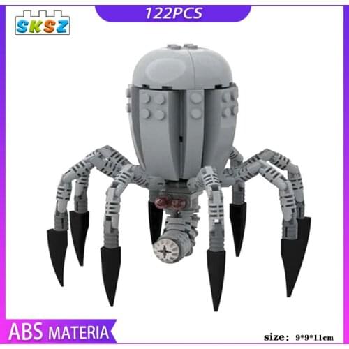 Moc S2 Spider Star DIY Building Blocks Space Movie Series Mechanical Spider Collection 122PCS Bricks Kids DIY Toys Xmas Gifts