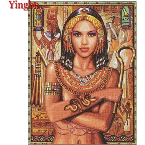 Queen of egypt diamond embroidery Photo custom,full square round diamond painting diy mosaic handmade 3d Cross-stitch kits