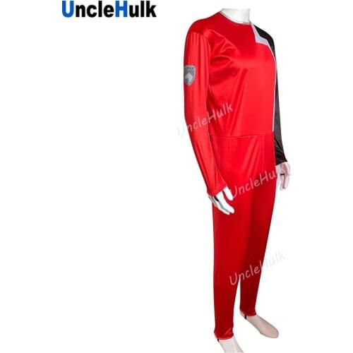 Tokusou Sentai Dekaranger Ban DekaRed Ranger Cosplay Bodysuit - Satin Fabric | UncleHulk