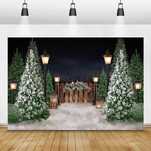 Laeacco Christmas Tree Photo Backdrop Baby Children Portrait Photography Background Banner Family Photocall Poster Photo Studio