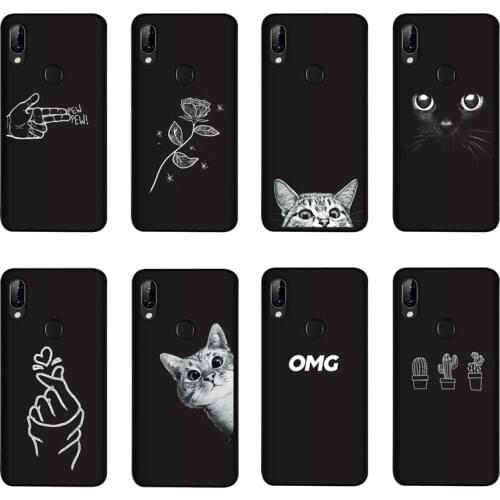 QAQsam Soft Silicone for Lenovo K5 pro L38041 Case Cover Painting Case Pattern for Lenovo S5 Pro L58041 Cases Funda