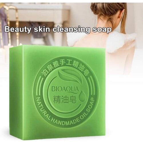 100g Soap Refreshing Long-lasting Plant Extracts Natural Handmade Oil Soap for Bathroom