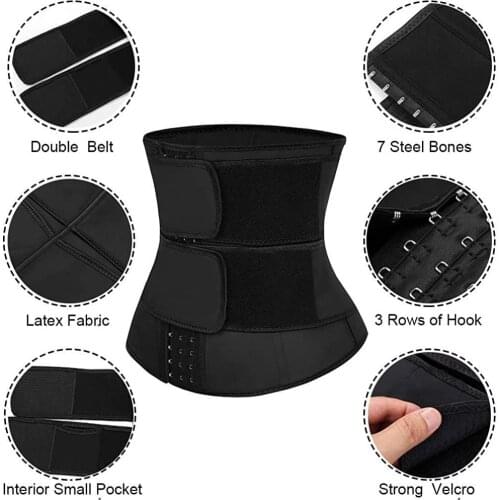 Neoprene Sweat Waist Trainer Body Shaper Slimming Belt Shapewear Weight Loss Belly Band Sports for Girdles Workout Belt