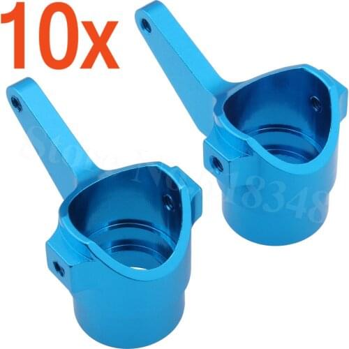 Wholesale 10 Pairs/Lot HSP 860010 Aluminium Steering Hub Carrier 2P For RC 1:8 Model Car Upgrade Parts HSP HIMOTO