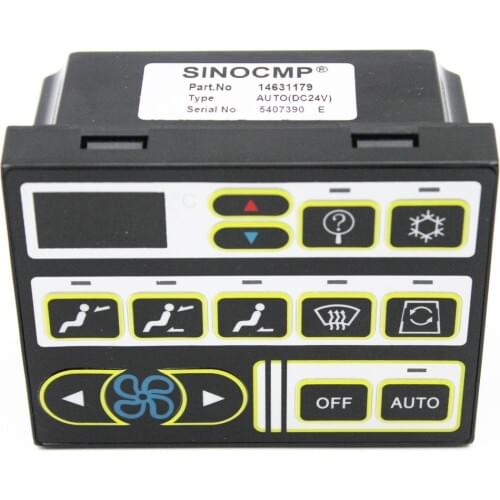 EC60 EC60C Air Conditioner Control Panel VOE14637623 14020333 For Volvo Excavator, 6 month warranty
