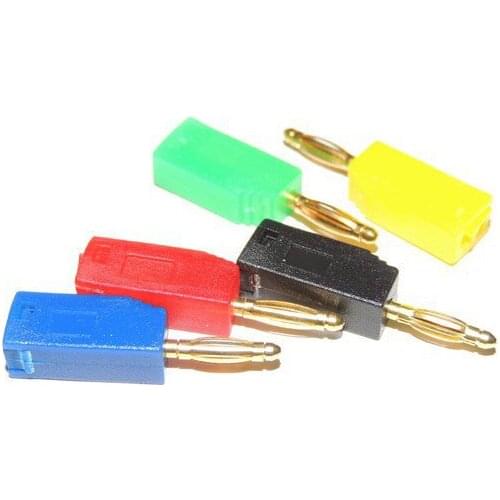 Gold Plated Stackable 2mm Banana Plug Speaker Cord Connector Replacement