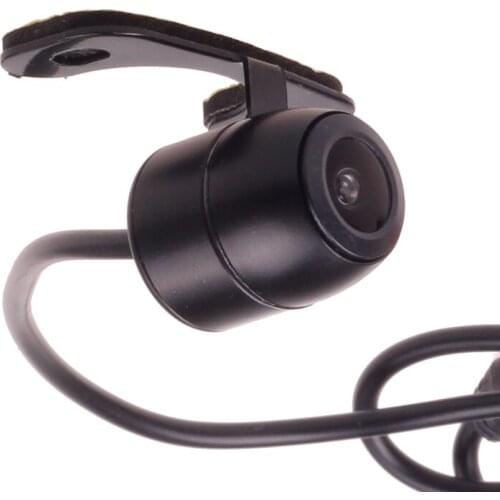 Car Front View Parking Camera RCA Plug Wide Angle Waterproof Rear View Reverse Backup for Dash Monitor Head Unit