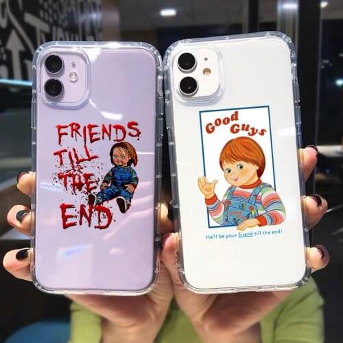 ZUIDID Chucky Good Guys Phone Case Cover For iphone 11 Pro 12 XS Max X XR SE20 8 7 6Plus Cartoon Transparent Soft TPU Shell Capa