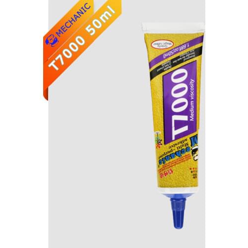 Screen Repair Black Glue MECHANIC T7000 50ML DIY Dispensing Water Screen Tilting Middle Frame Repair Needle insert Soft Glue