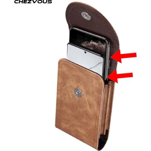 2 Pouch Design Universal Phone Bag Case For iPhone 11 Pro Max 11 11pro Xs XR X 6 7 8 plus Cover Flip Holster Belt PU Waist Bag