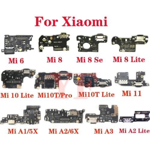 USB Charger Charging Dock Port Connector Flex Cable For Xiaomi Mi 6 11 10T 10 8 Se A1 A2 A3 Lite CC9e A3 11 Pro