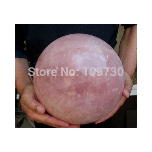 00964 AAA++ NATURAL ROSE QUARTZ CRYSTAL SPHERE BALL Healing