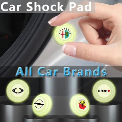 2/4pcs Car Door Luminous Shock Absorption Pad For Hondas Civic Accord XR-V CR-Z CRV HRV City Legend Jazz Fit Car Accessories