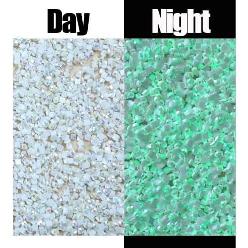 2021 New Ascher Stone Glow In Dark AB Square Drills Diamond Painting Embroidery Rhinestone Mosaic Cross Stitch Stone