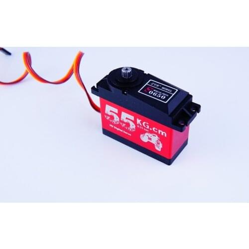 55Kg Big Torque Metal Gear Steering Servo for HPI ROVAN KM BAJA LOSI 5IVE-T DBXL REDCAT CAR