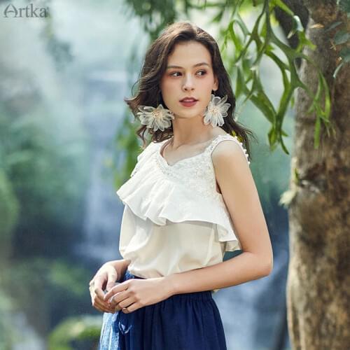 Artka Women's Ruffle Shirts