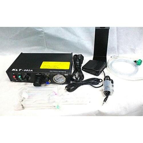 Automatic Glue Dispenser Solder Paste Liquid Semi Automatic Dispensing Machine Controller Dropper 110v220V KLT-982A