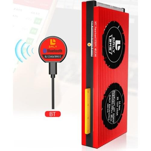 Daly smart BMS 4S 12.8v 80A 100A 120A 150A BMS with Bluetooth UART RS485 CAN NTC function battery protection board bms