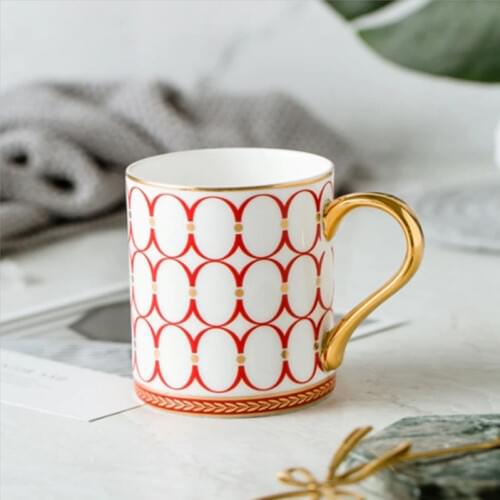 Italian Classic Style Creative Retro Mug Matte Ceramic Coffee Cup Breakfast Cup Couples Tea Cups Mug Western Eco Friendly