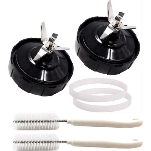 2Pcs 7 FINS Extractor Blades Replacement Part Bottom Blade for Nutri Ninja Auto IQ BL642 NN102 BL2013