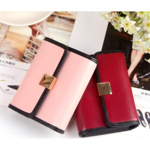 Leather Small Women Wallet Luxury Mini Womens Wallets And Purses Short Female Coin Purse Credit Card Holder Purse