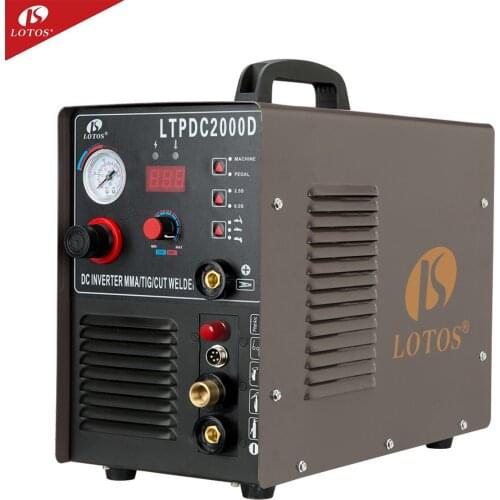 Lotos American best brand tig inverter electric gas welding machine 200a use with free accessory for sale
