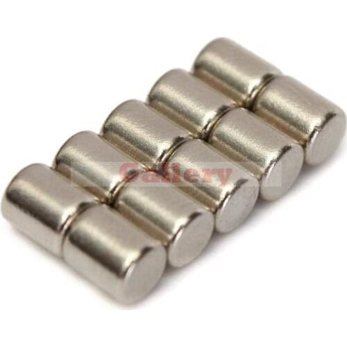 30pcs Lot N52 4x5mm Strong Round Cylinder Magnets Rare Earth Neodymium