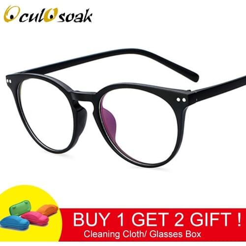 Fashion Brand Glasses Frame Vintage Women Reading Eyewear Optical Men Computer Glasses oculos de grau femininos with box