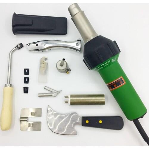 110V/220V Professional Hot Air Welding Kit + Plastic Heat Gun + Accessories 1600W For PVC Plastic Flooring Linoleum Vinyl Floor