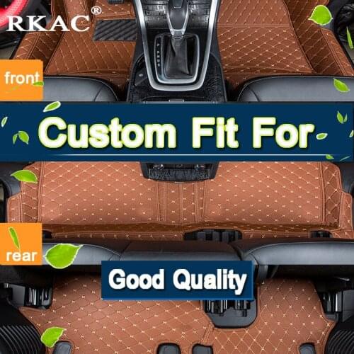 RKAC High quality! Special car floor mats for Mercedes Benz GL 350 X166 7seat waterproof carpets foot pod leather waterproof