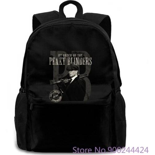 Peaky Blinders Stamped Black adult women men backpack laptop travel school adult student