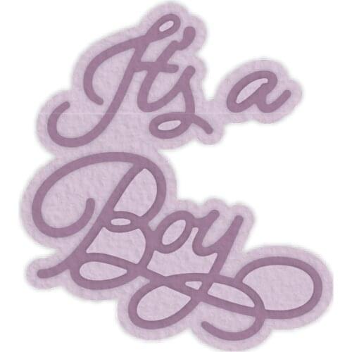 Stacking Its A Boy die cut Metal Cutting Dies new 2019 for DIY Scrapbooking Embossing Crafts Cards Making Supplies