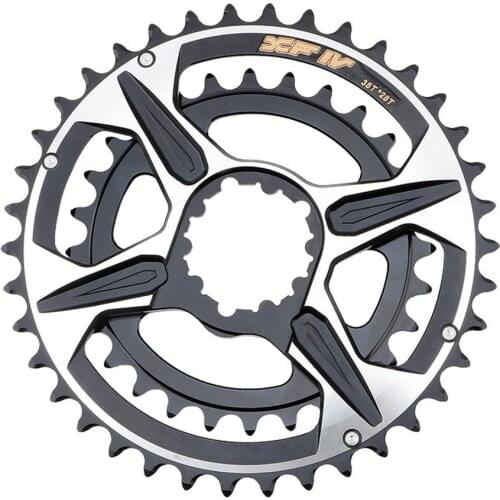 Bike Chain Wheel 38/28 T Speed Change Bicycle Chain Wheel Ultra Light Chainset Crank Set